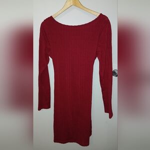 Unbranded Twist-Back Cutout Sweater Dress Size L
